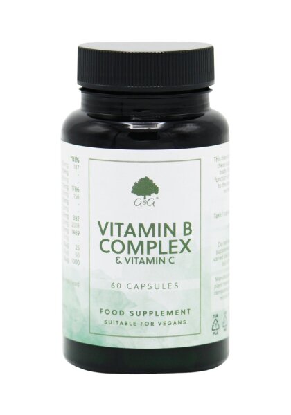 G&G Vitamins B-Komplex & Vitamin C 150mg 60 veg. Kapseln (30,6g) (vegan)