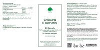 G&G Vitamins Choline 250mg & Inositol 250mg 120...
