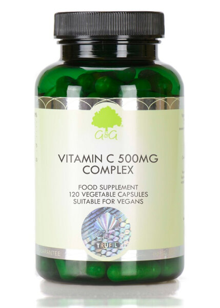 G&G Vitamins Vitamin C Complex 500mg 120 Kapseln (60,3g) (vegan)