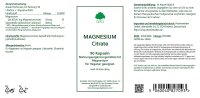 G&G Vitamins Magnesium (Citrate) 125mg 90 veg. Kapseln (85,8g) (vegan)