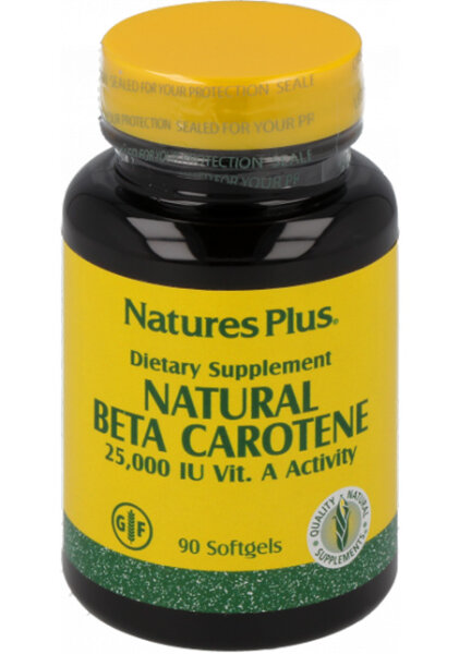 Natures Plus Natural Beta-Carotin 15 90 Softgels