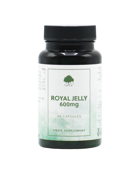G&G Vitamins Royal Jelly (Gelée Royale) 600mg 60 veg. Kapseln (36g)