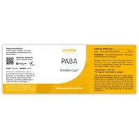 woscha PABA Para-Amino Benzoesäure 90 veg. K-CAPS® (54g) (vegan)