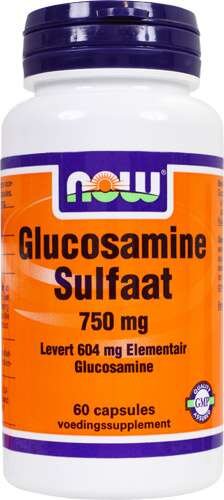 NOW Foods GLUCOSAMIN SULFAAT 60 Kapseln