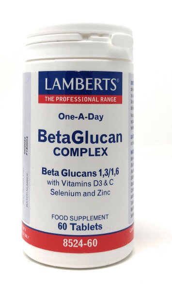 Lamberts Healthcare One-a-Day Beta Glucan Complex (1,3/1,6 Beta-Glucan) 60 Tabletten