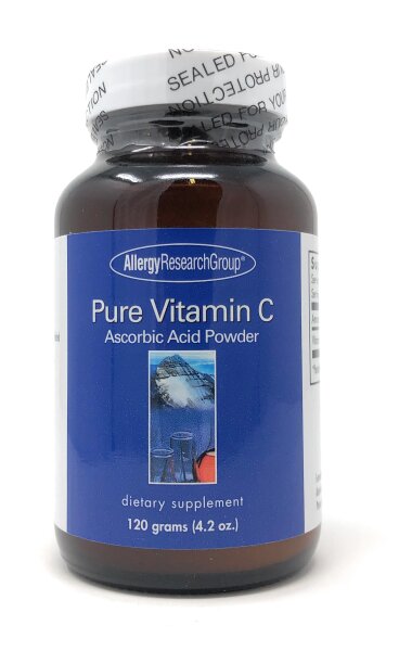 Allergy Research Group Pure Vitamin C (aus Mais) 120 g Pulver