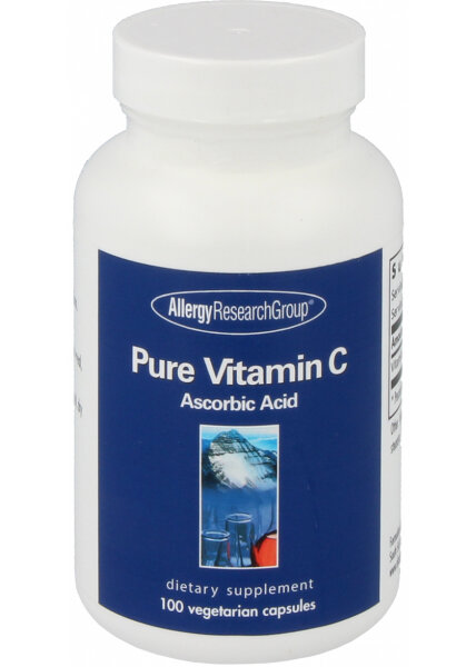 Allergy Research Group Pure Vitamin C (aus Mais) 100 veg. Kapseln