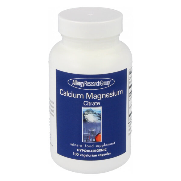 Allergy Research Group Calcium Magnesium Citrate 100 veg. Kapseln (130,6g)