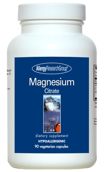 Allergy Research Group Magnesium Citrate 170mg 90 veg. Kapseln (113g)