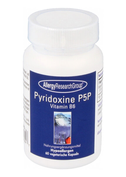 Allergy Research Group Pyridoxine P5P (B-6) 60 veg. Kapseln