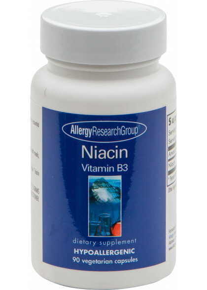 Allergy Research Group Niacin (Vitamin B3) 250mg 90 veg. Kapseln