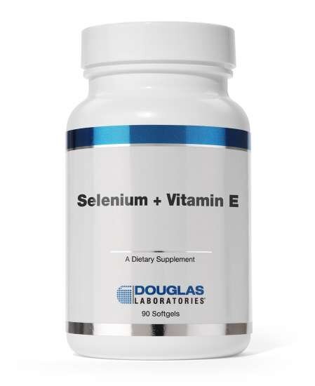 Douglas Laboratories USA Selenium + Vitamin E [50mcg Selen + 268mch Vitamin E] 90 Softgels