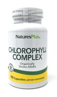 Natures Plus Chlorophyll Complex (Organically grown Alfalfa) 90 veg. Kapseln (69,5g)