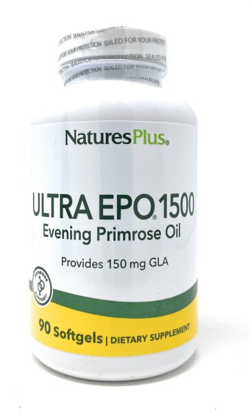 Natures Plus Ultra EPO 1500 (150mg GLA Nachtkerzenöl) 90 Softgels
