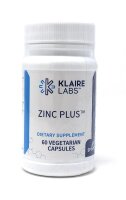 Klaire Labs Zinc Plus (15mg Zinkcitrat) 60 veg. Kapseln...