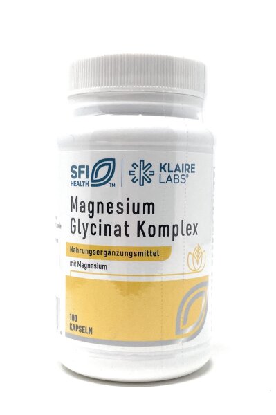 Klaire Labs Magnesium Glycinate Complex 100 veg. Kapseln