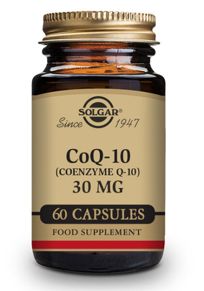 Solgar CoQ-10 (Ubichinon) 30mg 60 veg. Kapseln (vegan)