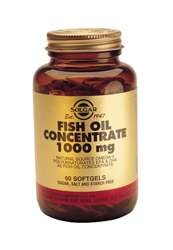Solgar Fish Oil Concentrate 1000mg (Fischöl) 60 Softgels