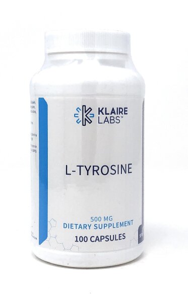 Klaire Labs L-Tyrosine 500mg 100 veg. Kapseln (77g)