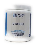 Klaire Labs D-Ribose 300g (10,58 oz) Pulver