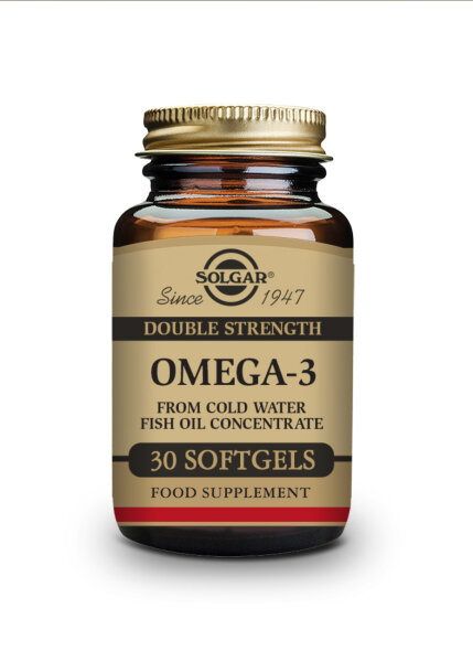 Solgar Double Strenght Omega-3 Fish Oil Concentrate 30 Softgels