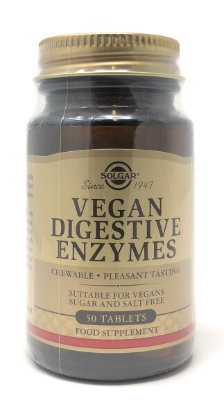 Solgar Vegan Digestive Enzymes 50 Tabletten (vegan)