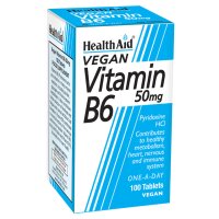 HealthAid Vitamin B6 (Pyridoxine HCl) 50mg 100 Tabletten...