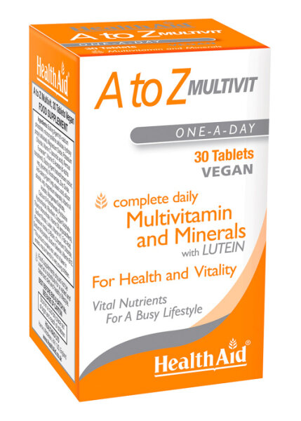 HealthAid  A to Z Multivit 30 Tabletten (vegan)