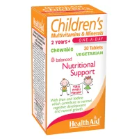 HealthAid Children’s MultiVitamin + Minerals (Tutti-fruity Flavour) 90 KauTabletten