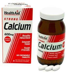 HealthAid Strong Calcium 600mg 60 Kautabletten