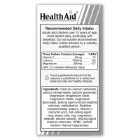 HealthAid Magnesium & Calcium 90 Tabletten (vegan)