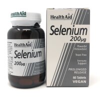 HealthAid Selenium 200mcg (Selen) S/R 60 Tabletten (vegan)