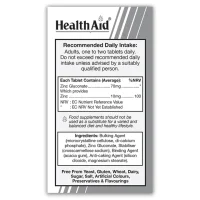 HealthAid  Zinc Gluconate 90 Tabletten (vegan)