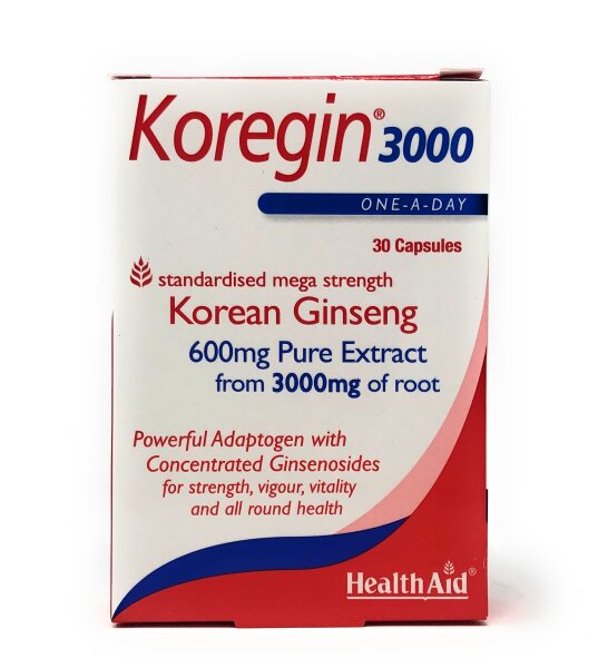 HealthAid Koregin® 3000  Blisterverpackung (äquivalent zu 3000mg) 30 Softgels