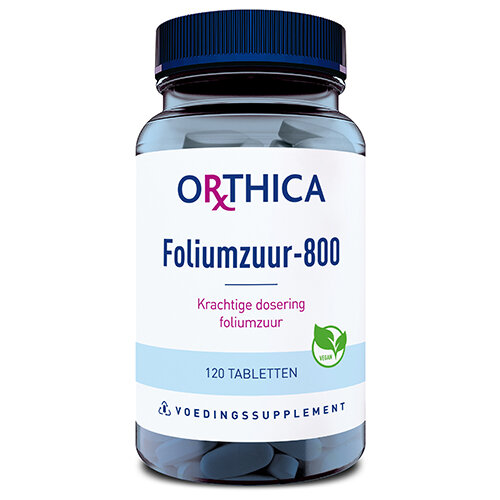 Orthica Foliumzuur-800 (Folsäure) 120 Tabletten