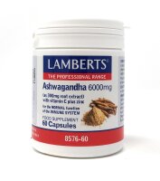Lamberts Healthcare Ltd. Ashwagandha 6000mg 60 veg...