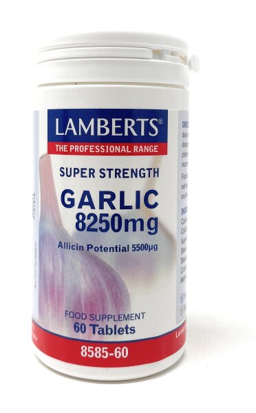 Lamberts Healthcare Garlic 8250mg (Knoblauch) 60 Tabletten (vegan)