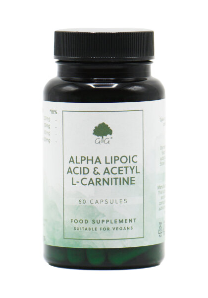 G&G Vitamins Alpha Lipoic Acid & Acetyl-L-Carnitin 60 veg. Kapseln (34,8g) (vegan)