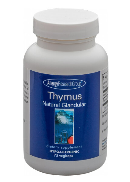 Allergy Research Group Thymus Natural Glandular 75 veg. Kapseln