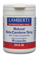 Lamberts Natural Beta Carotene 15mg with Mixed...