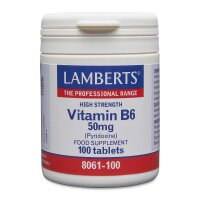 Lamberts Healthcare Ltd. Vitamin B6 (Pyridoxine) 50mg 100...