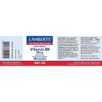 Lamberts Healthcare Ltd. Vitamin B6 (Pyridoxine) 50mg 100 Tabletten