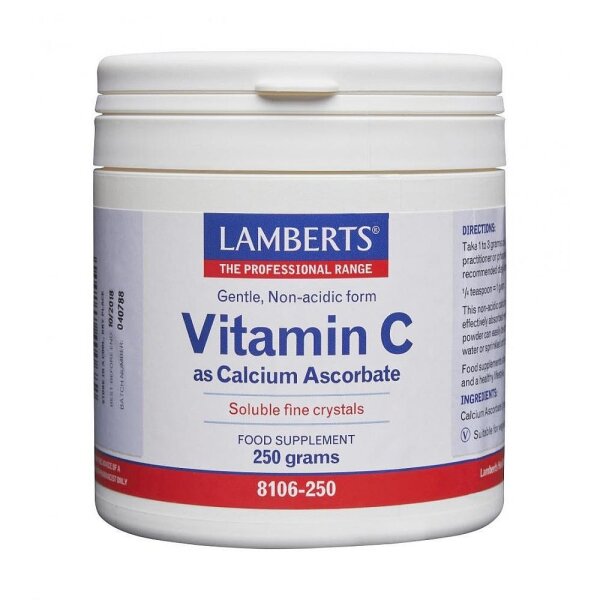 Lamberts Healthcare Vitamin C as Calcium Ascorbate 250g Pulver