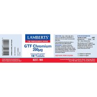 Lamberts GTF Chromium 200mcg [Chrom] 100 Tabletten