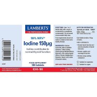 Lamberts Healthcare Ltd. Iodine 150mcg (Kelp Extract) 180...