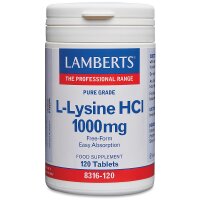 Lamberts L-Lysine HCl 1000mg 120 Tabletten