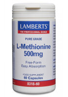 Lamberts Healthcare Ltd. L-Methionine 500mg 60 veg. Kapseln