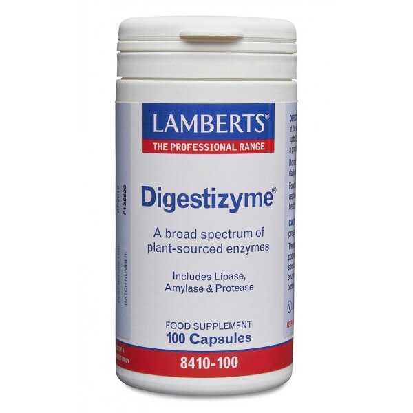 Lamberts Healthcare Digestizyme® [Enzym-Komplex] 100 veg. Kapseln