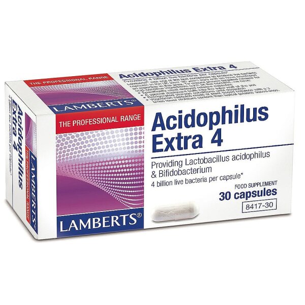 Lamberts Acidophilus Extra 4 30 veg. Kapseln