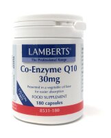 Lamberts Healthcare Co-Enzyme Q10 30mg 180 veg. Kapseln